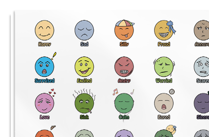 Printable Emotion Faces